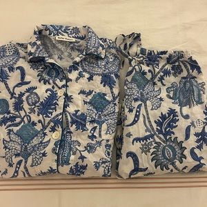 Blue Roller Rabbit loungewear set